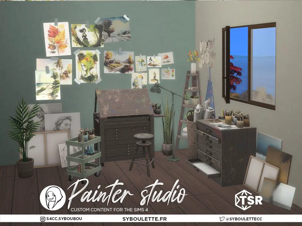 Студия художника Painter Studio